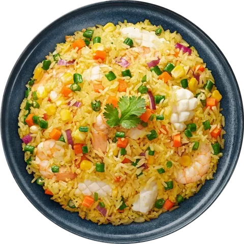 Com chien Hai San Cau Tre Tui 210g