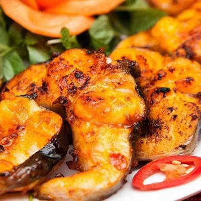 CÁ TẦM NƯỚNG MUỐI ỚT/ LẠNG