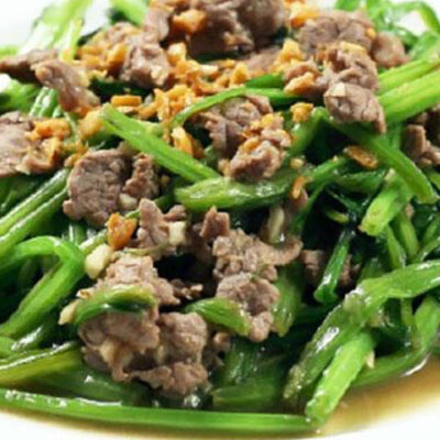 RAU BÓ XÔI XÀO BÒ / PHẦN