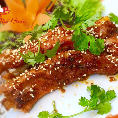 SƯỜN CHÌA NƯỚNG MUỐI ỚT / CÂY