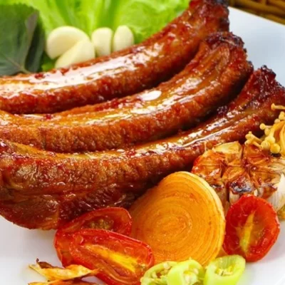 SƯỜN CHÌA NƯỚNG MUỐI ỚT / CÂY